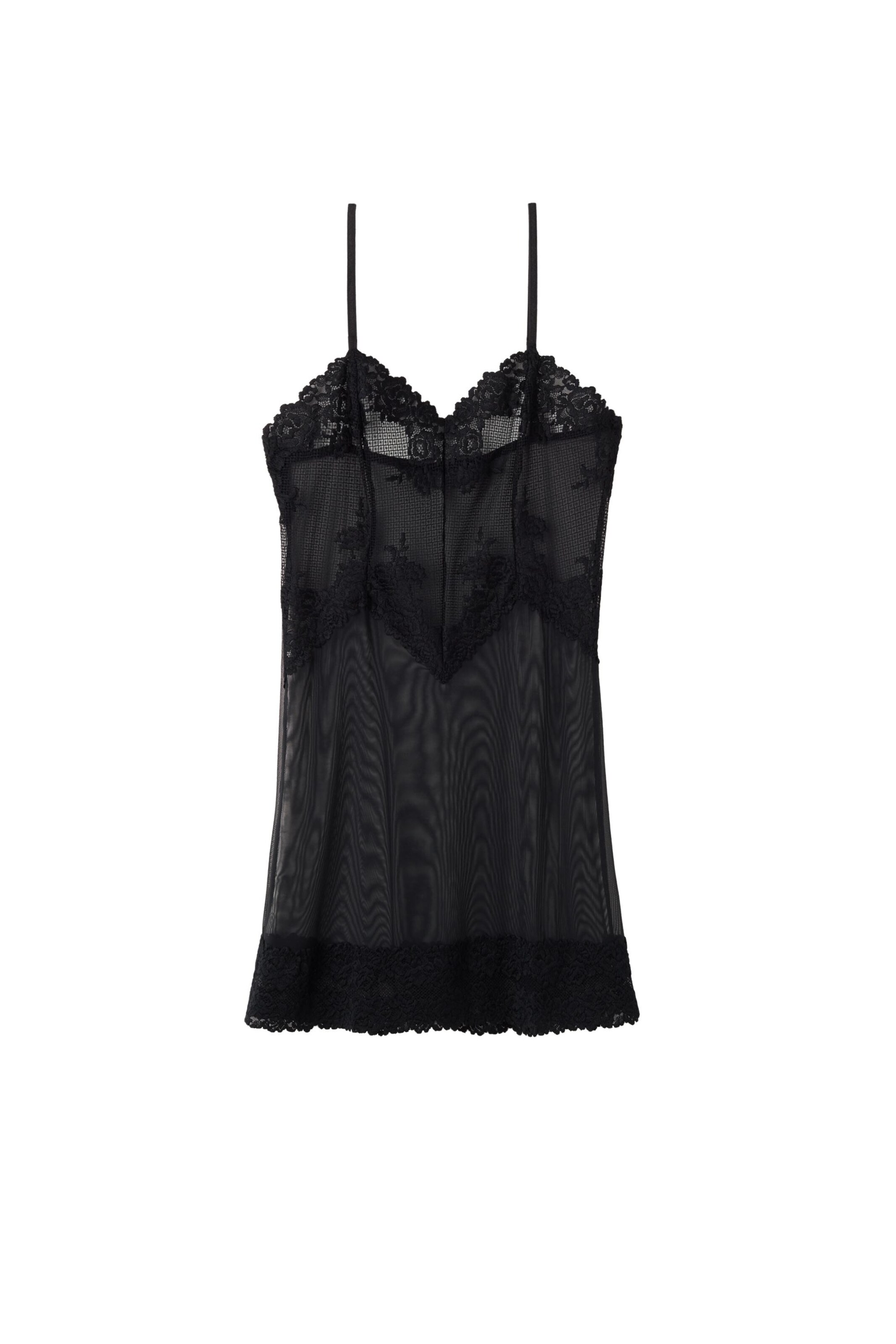 INTIMISSIMI Negligée in Schwarz: Vorderseite