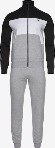 LACOSTE Sweatsuit in Grey: front