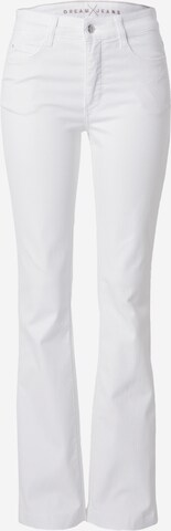 MAC Bootcut Jeans 'Dream' in Wit: voorkant