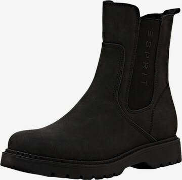 Bottines ESPRIT en noir : devant