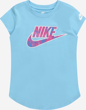 Nike Sportswear Тениска в синьо: отпред