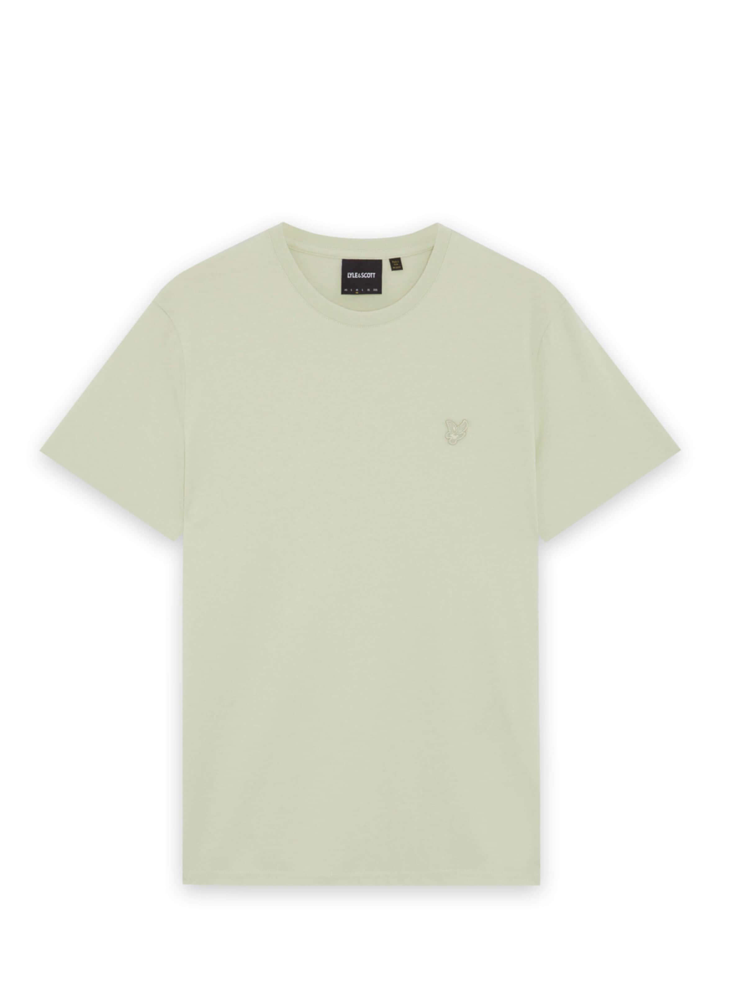 Lyle & Scott Shirt 'Lyle & Scott - Heren t-shirt' in Groen: voorkant