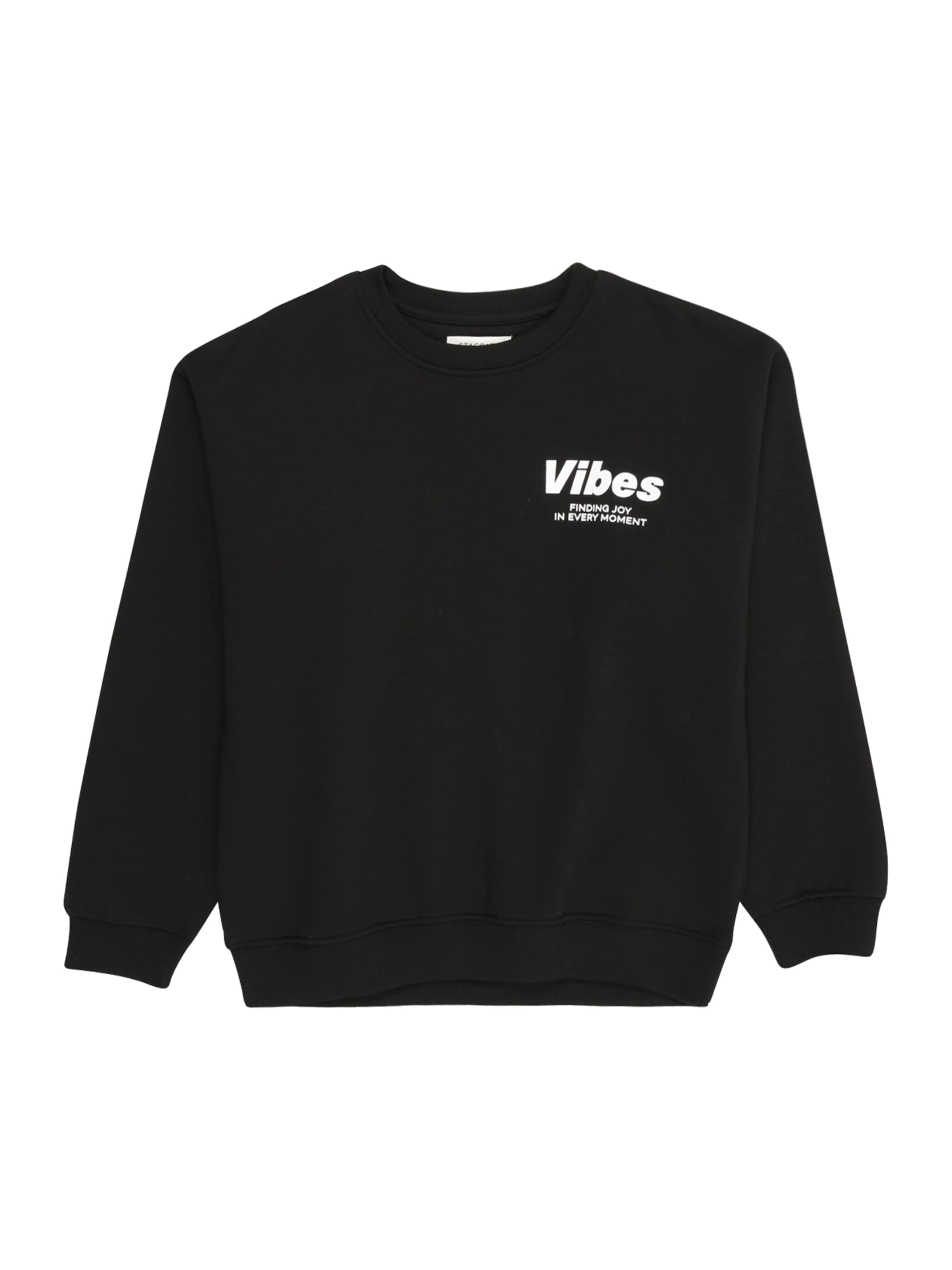 STACCATO Sweatshirt in Black: front