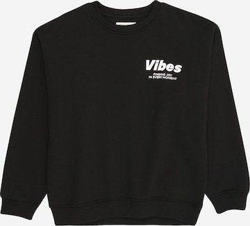 STACCATO Sweatshirt in Black: front