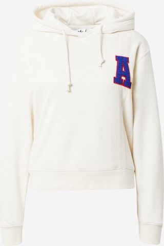 ADIDAS ORIGINALS Sweatshirt 'Small Logo' i hvit: forside