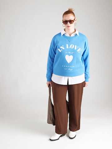 ONLY Carmakoma - Sudadera 'CARSOFIA' en azul