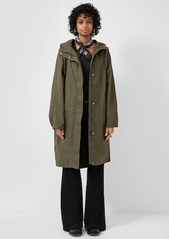 Manteau mi-saison QS en vert : devant