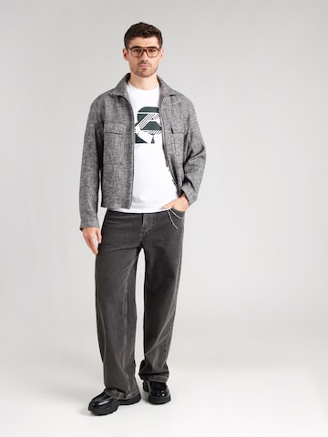 Karl Lagerfeld Тениска в бяло