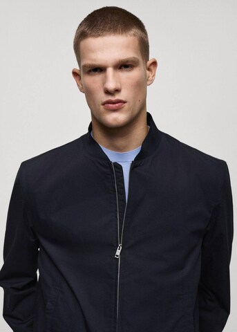 MANGO MAN Between-Season Jacket 'Jon' in Blue