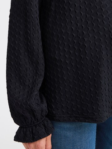 PULZ Jeans Bluse 'Ebba' in Schwarz
