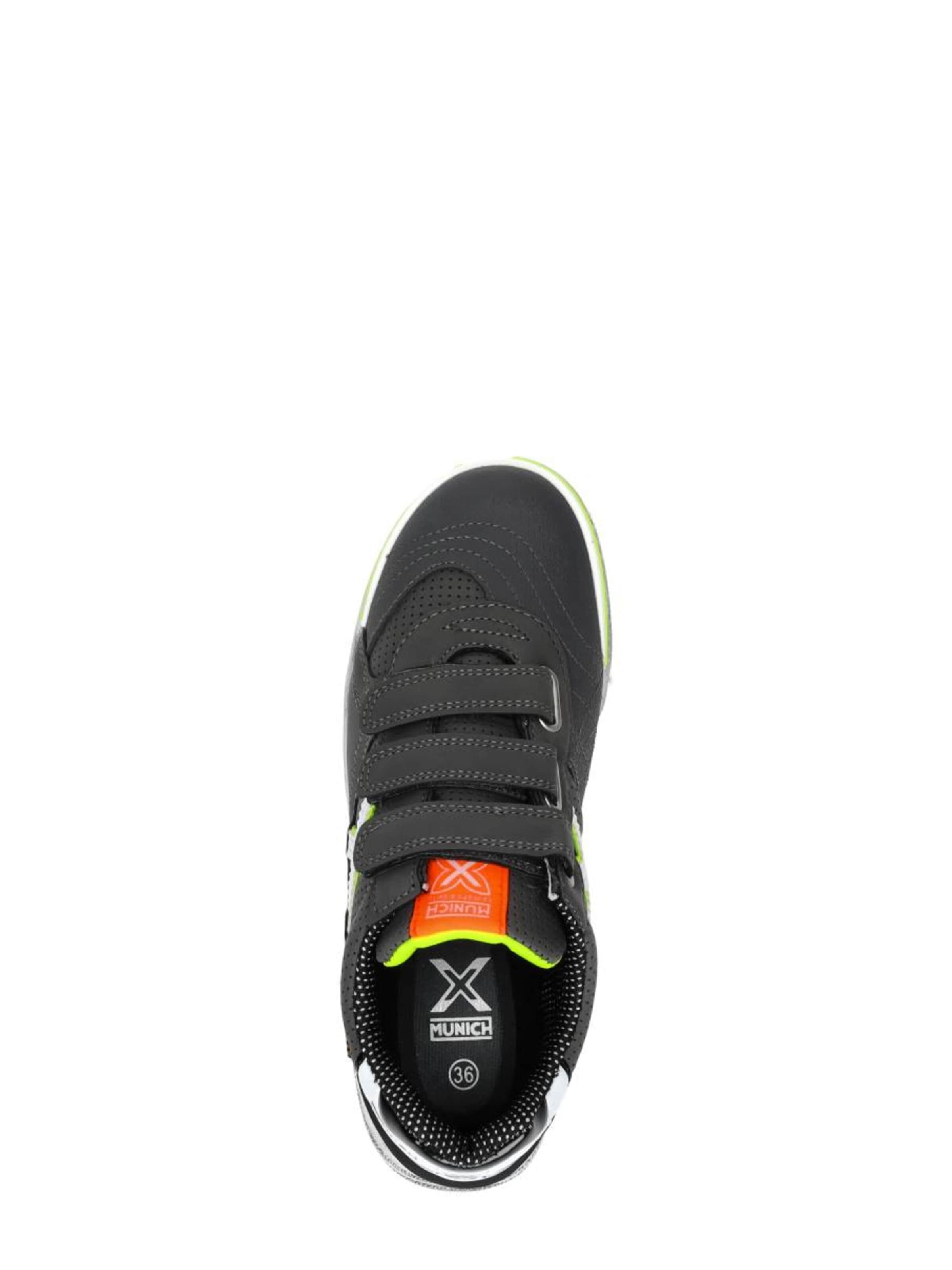 MUNICH Sneakers 'Klittenband Laag' in Grijs