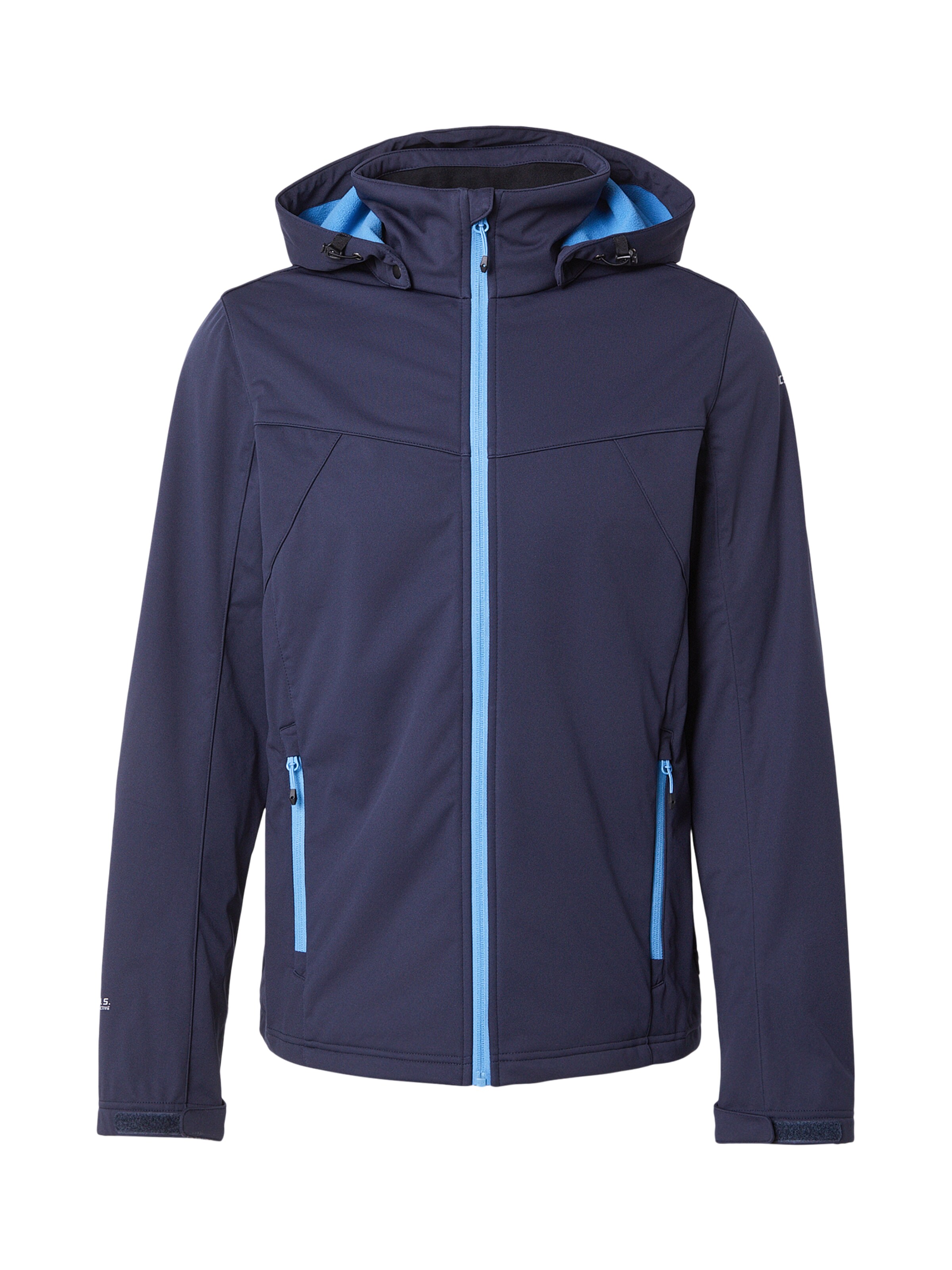 ICEPEAK Outdoorová bunda 'BIGGS' – modrá: přední strana