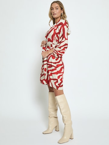 minus Jurk 'Jassie' in Rood