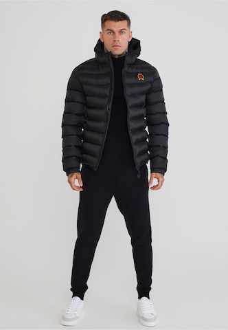 SikSilk Winter Jacket in Black