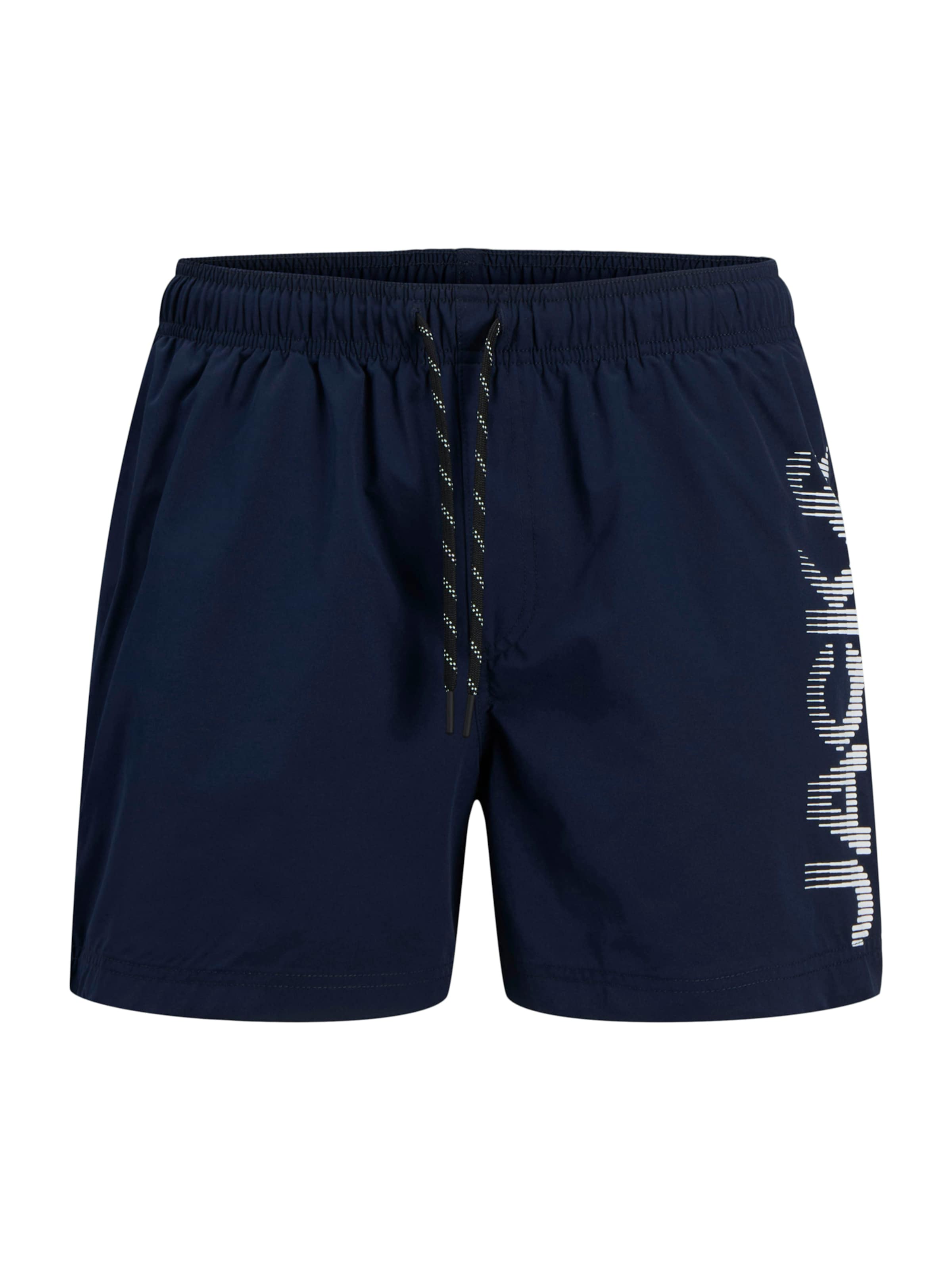 Jack & Jones Plus Board Shorts 'JPSTMaui' in Blue: front