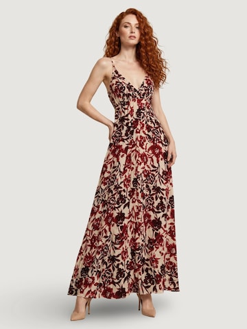 I AM - Vestido 'Abito Viscosa Floreale 26231' en rojo: frente