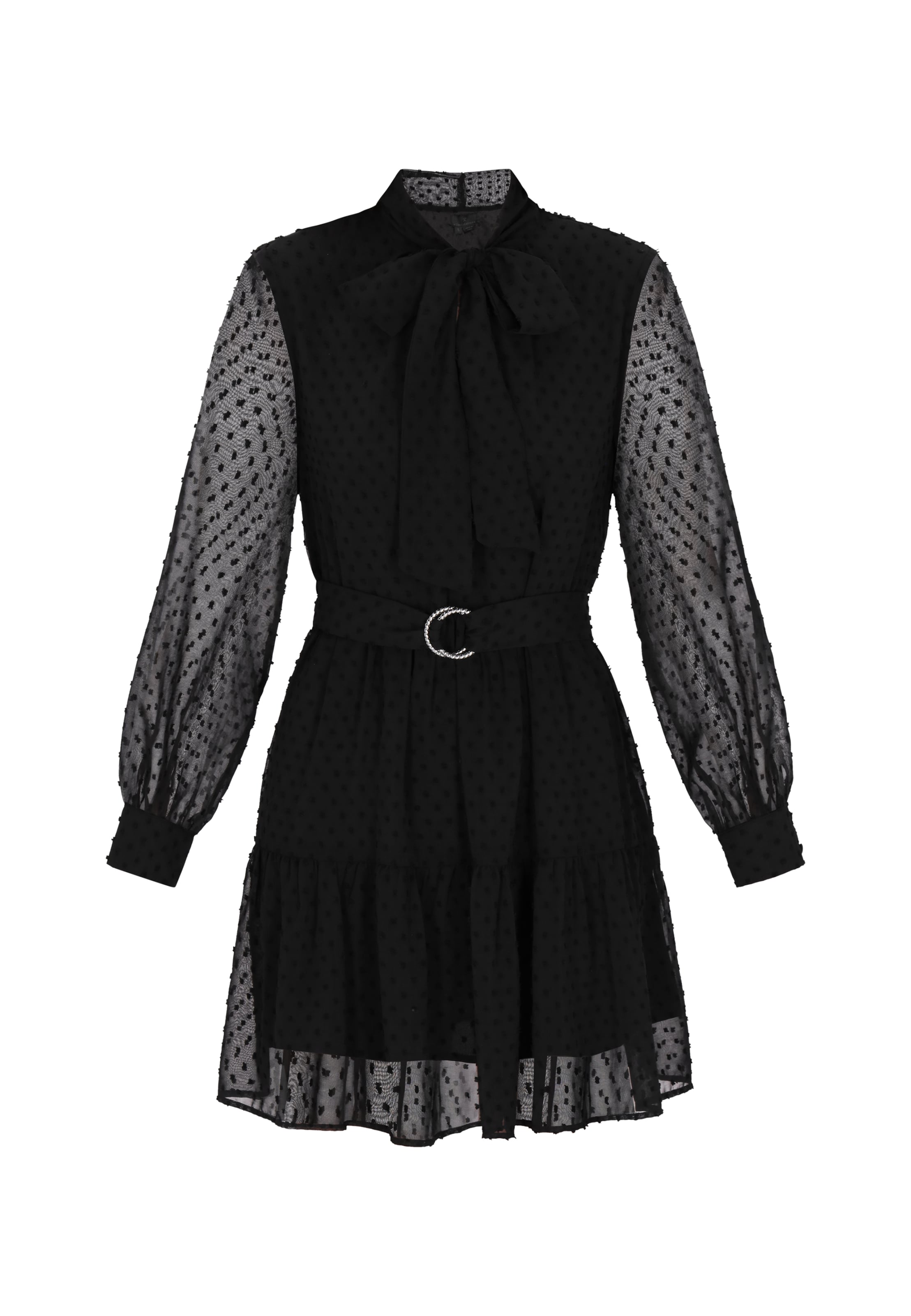 DreiMaster Klassik Μπλουζοφόρεμα 'Classic Look' σε μαύρο: μπροστά