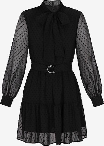 Abito camicia 'Classic Look' di DreiMaster Klassik in nero: frontale