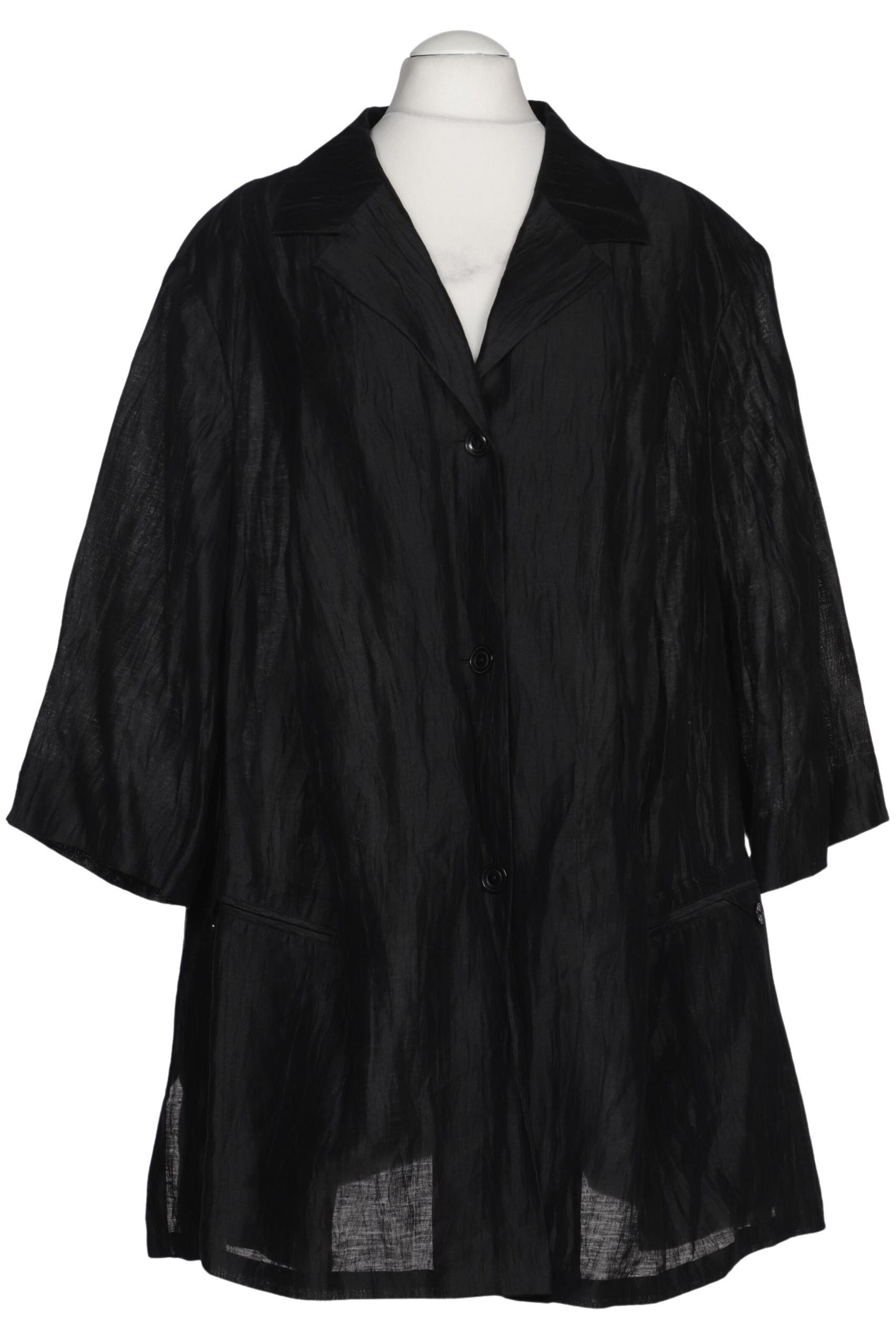 Ulla Popken Blazer 9XL in Schwarz: Vorderseite