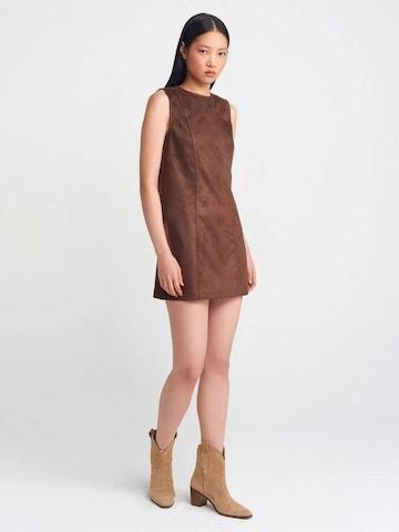 Dilvin Dress in Brown