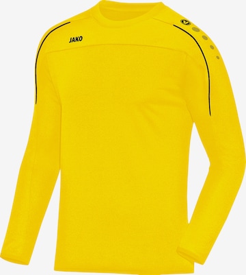 JAKO Athletic Sweatshirt in Yellow: front