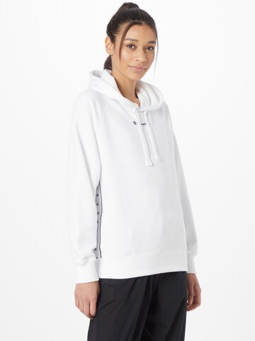 Champion Authentic Athletic Apparel Суичър в бяло: отпред