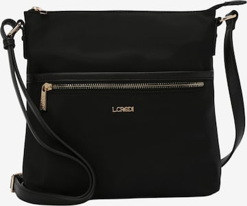 L.CREDI Schoudertas 'Alena' in Zwart: voorkant