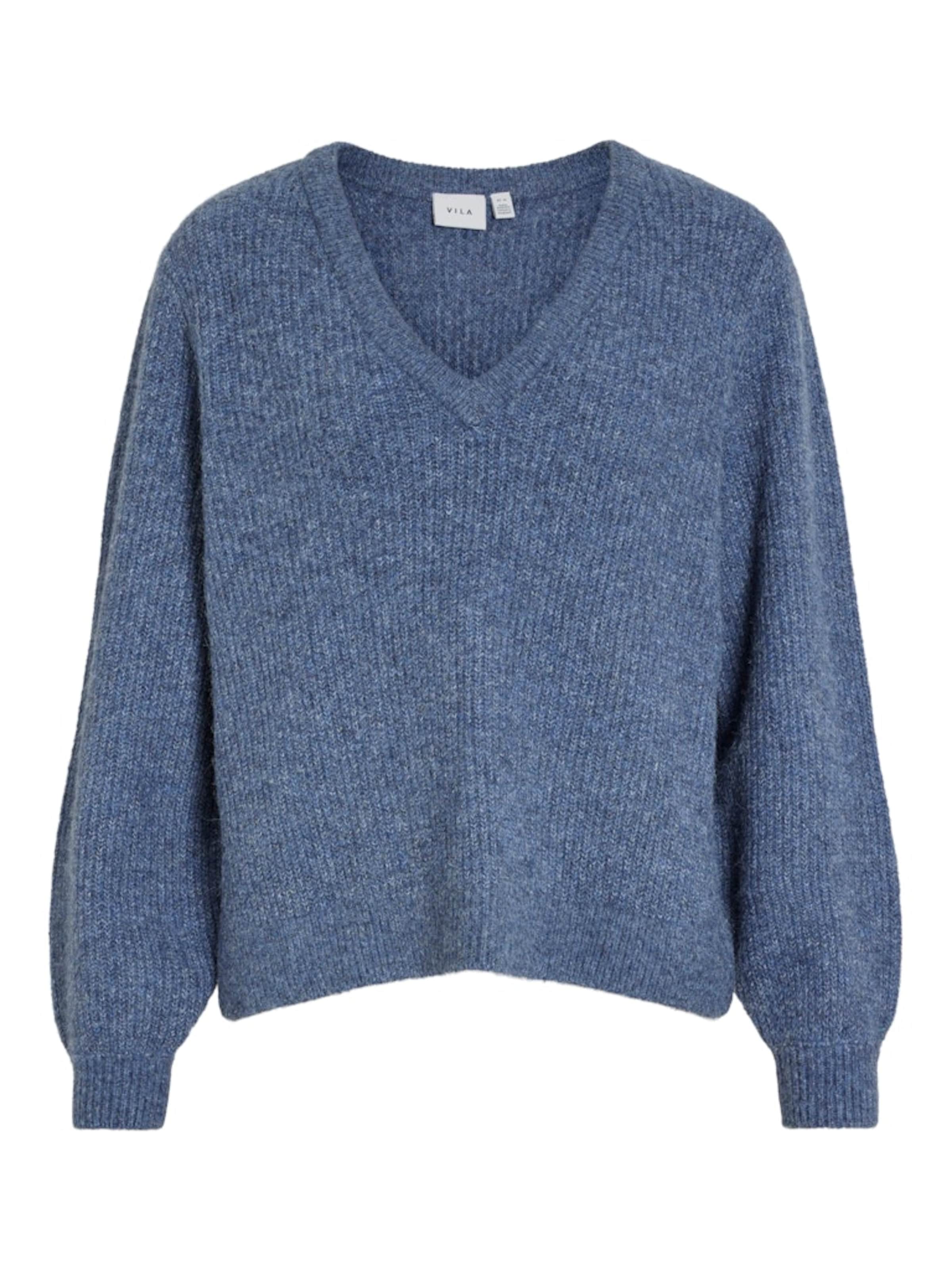 VILA Pullover 'VIBeluna' i blå: forside