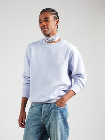 Nike Sportswear Sweatshirt 'CLUB' i hvid: forside