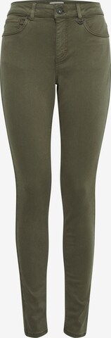 PULZ Jeans Skinny Jeans 'Emma' in Groen: voorkant