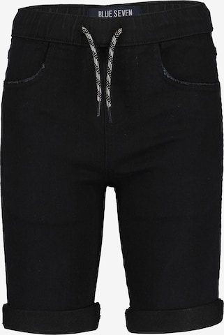 BLUE SEVEN Skinny Shorts in Schwarz: predná strana