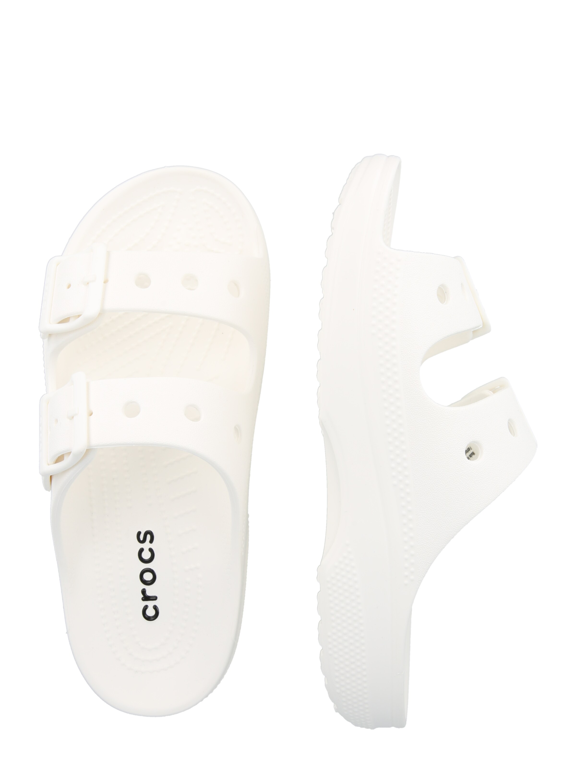 balts Crocs Ādas čības 'Saturday'