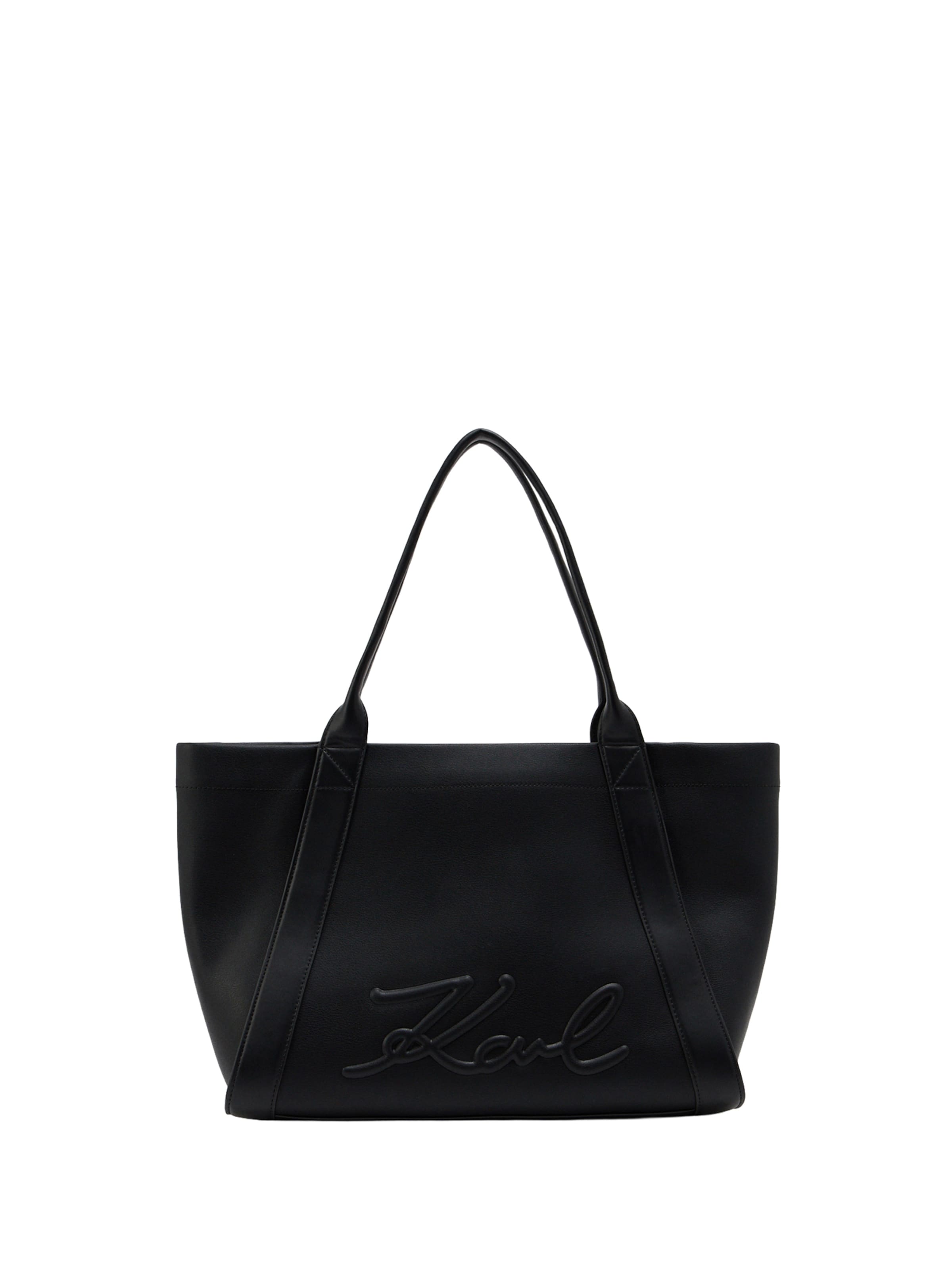 Karl Lagerfeld "Чанта тип ""Shopper""" 'K/VILLE' в черно: отпред