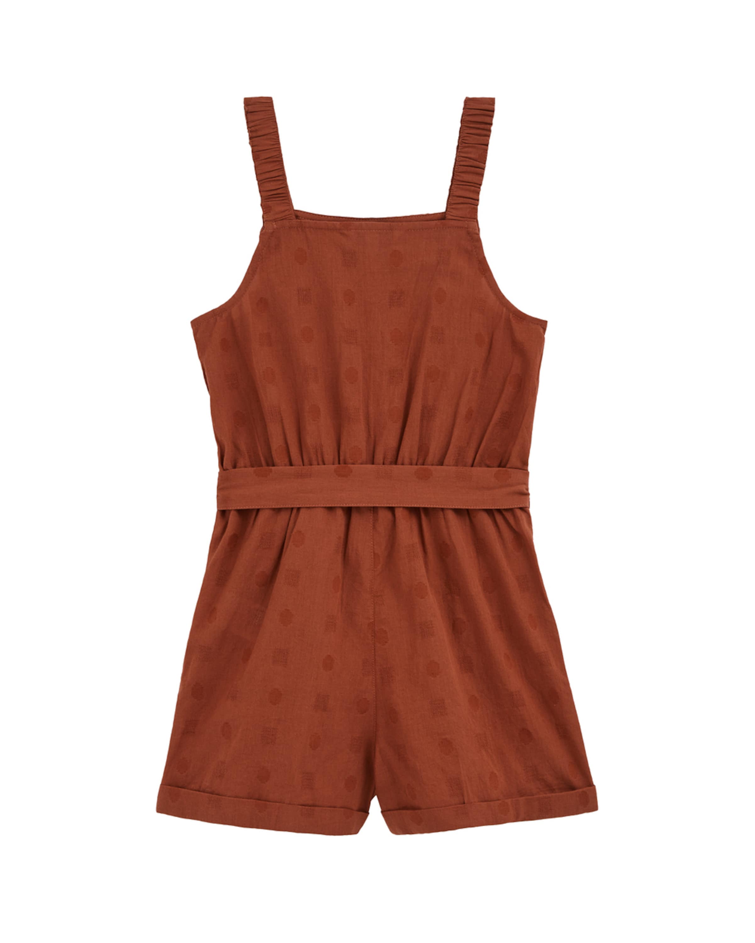 WE Fashion Overall in Braun