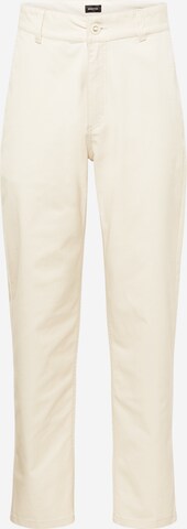 Brixton Regular Chino Pants in White: front