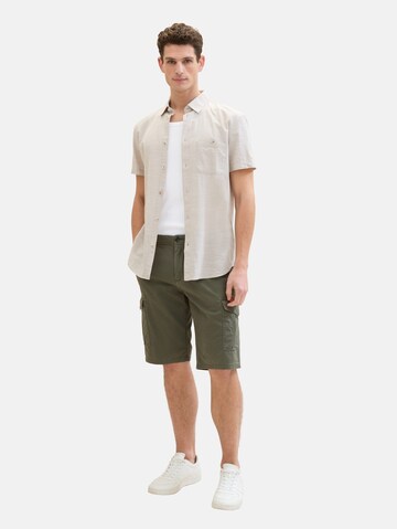 TOM TAILOR Regular Shorts in Grün