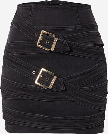 Hoermanseder x About You Skirt 'Laila' in Black: front