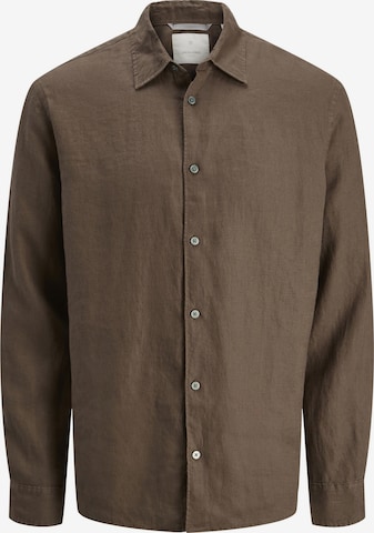 Chemise JACK & JONES en marron : devant