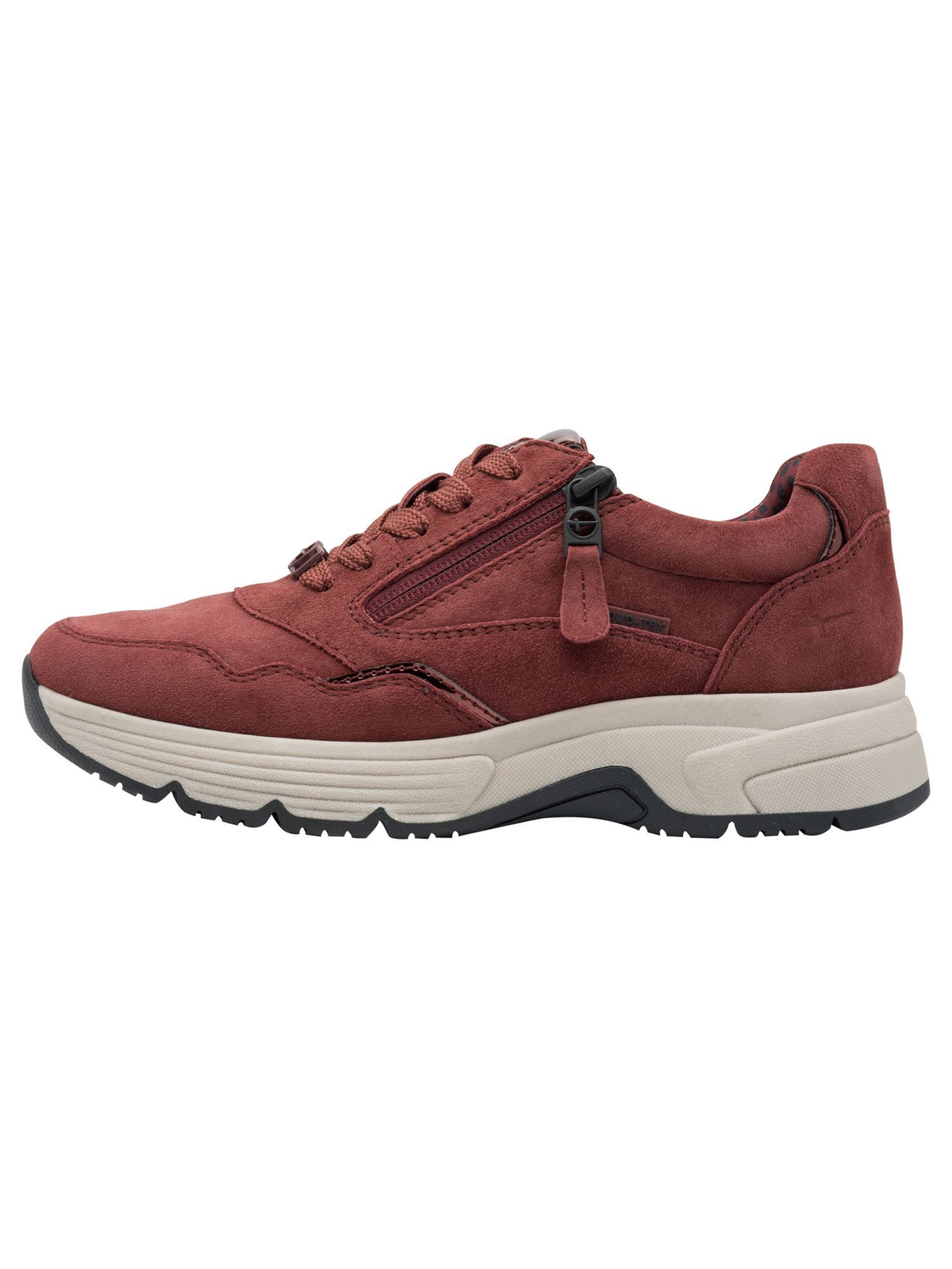 Baskets basses Tamaris en rouge