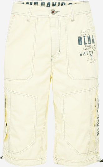 CAMP DAVID Trousers in Smoke blue / Pastel yellow, Item view