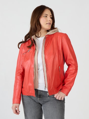 Maze Between-season jacket in Red: front