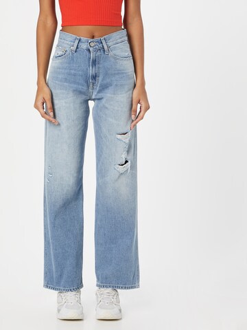 Tommy Jeans Wide leg Jeans 'BETSY' in Blauw: voorkant