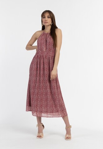 faina Summer Dress in Red