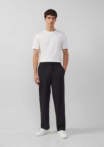 s.Oliver BLACK LABEL Regular Trousers in Black