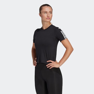 ADIDAS PERFORMANCE - Camisa funcionais 'Train Essentials' em preto: frente