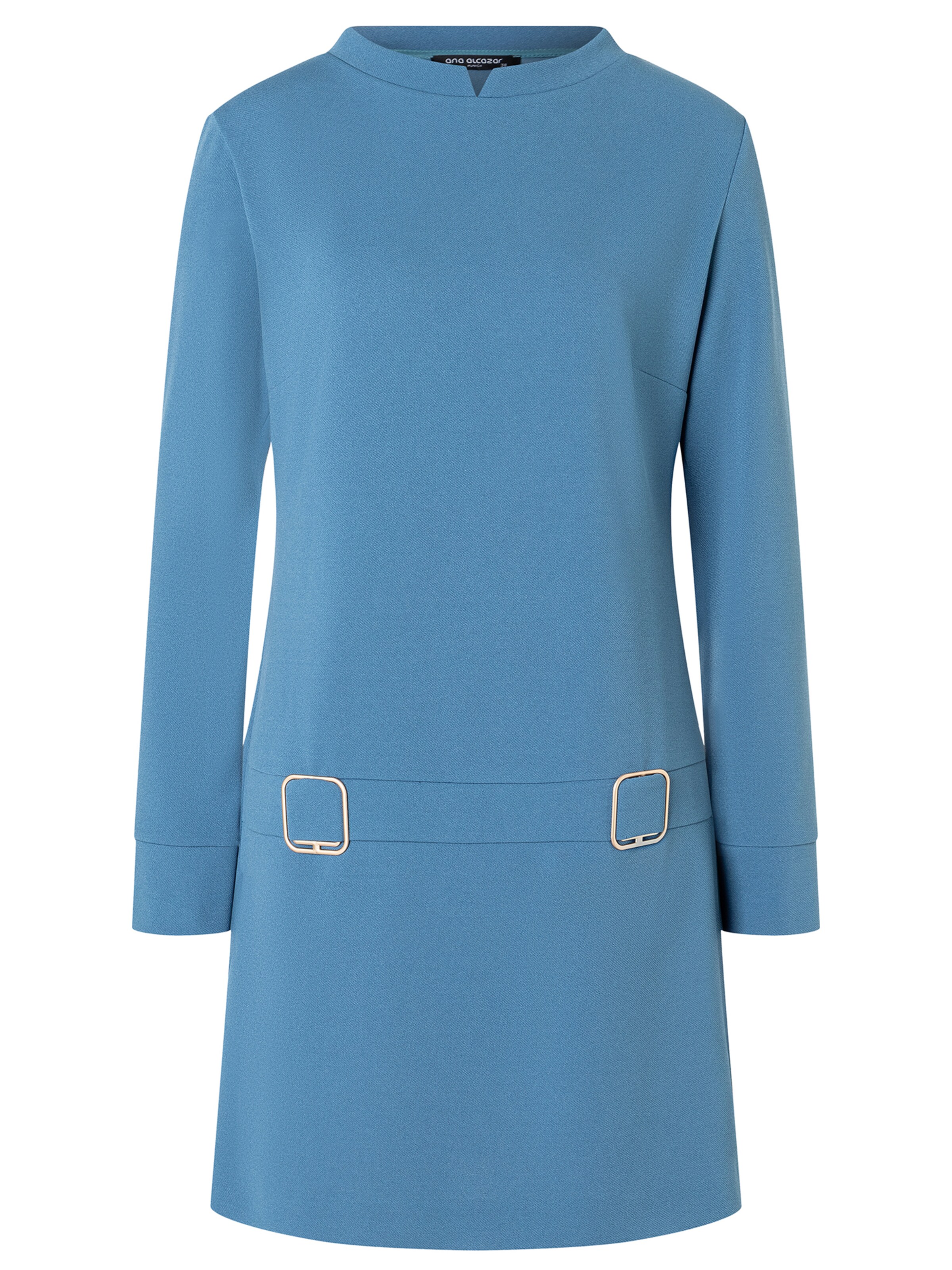 Ana Alcazar Jurk 'Admea' in Blauw: voorkant