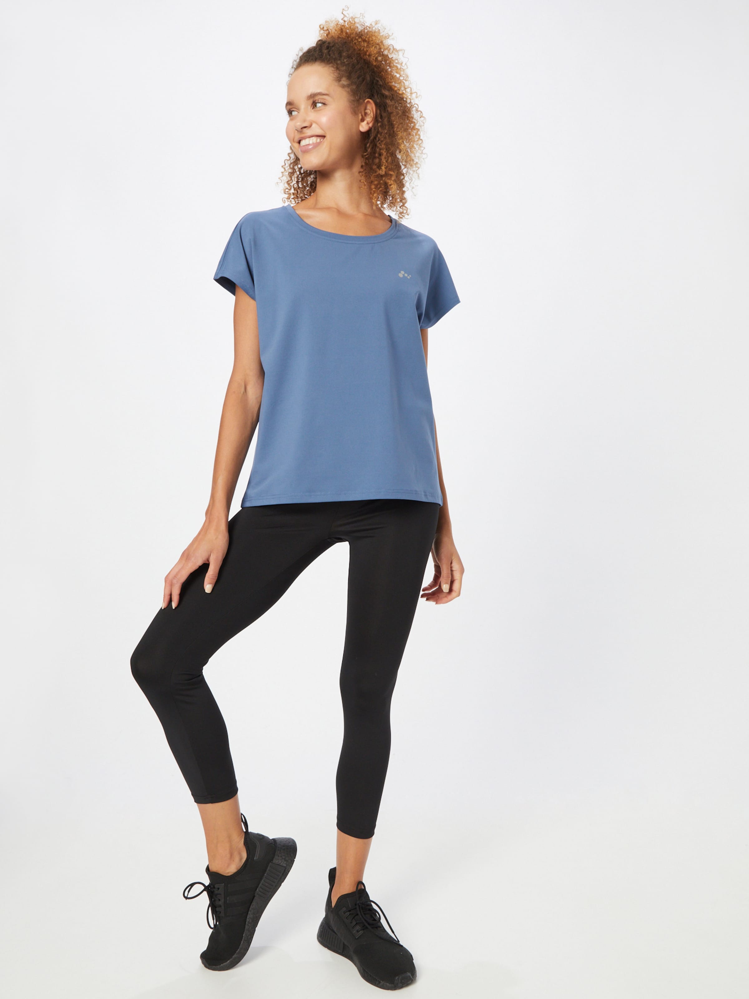 Sport Donna ONLY PLAY Top sportivo AUBREE in Blu Colomba 