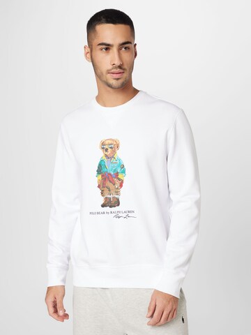 Polo Ralph Lauren Sweatshirt i hvid: forside