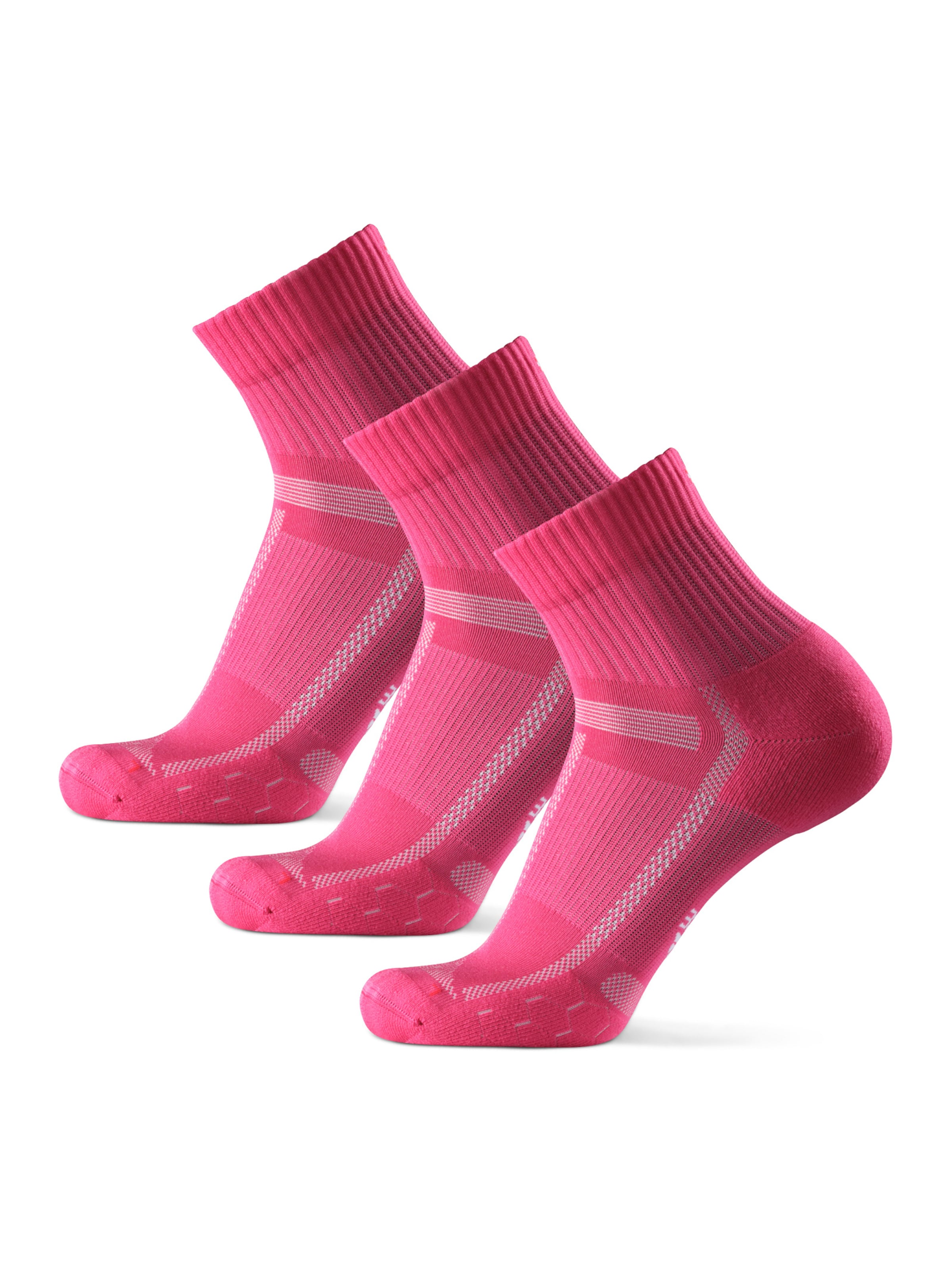 DANISH ENDURANCE Sports socks 'Long Distance' in Pink