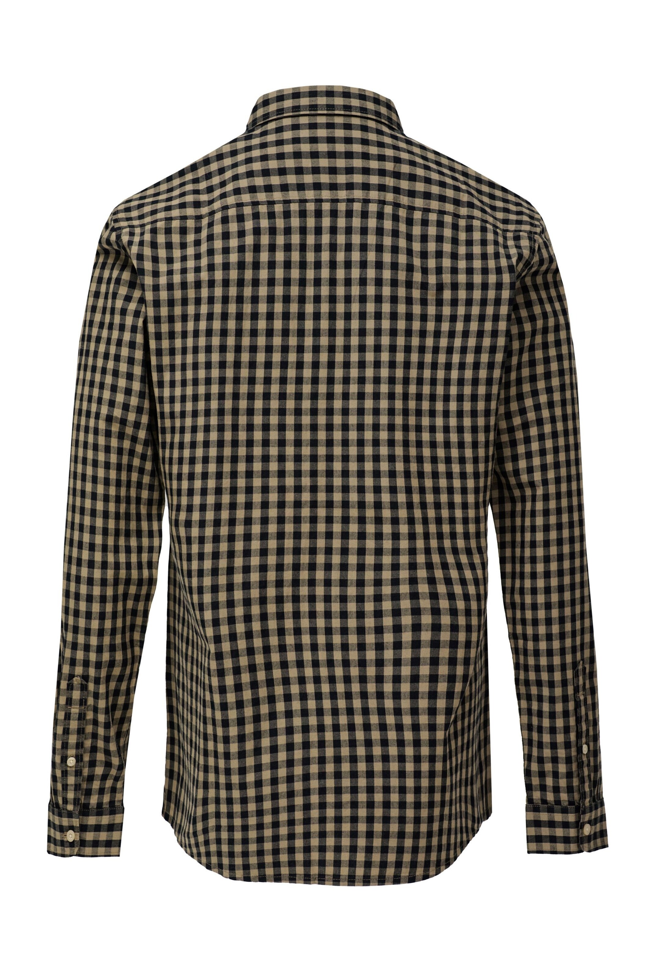 Salsa Jeans Regular fit Overhemd 'Birmingham' in Groen